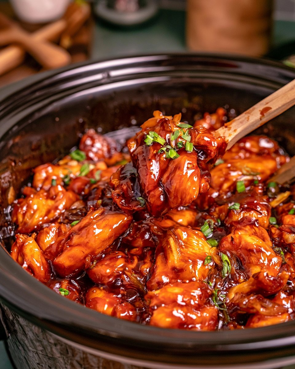 Slow Cooker Honey Garlic Chicken