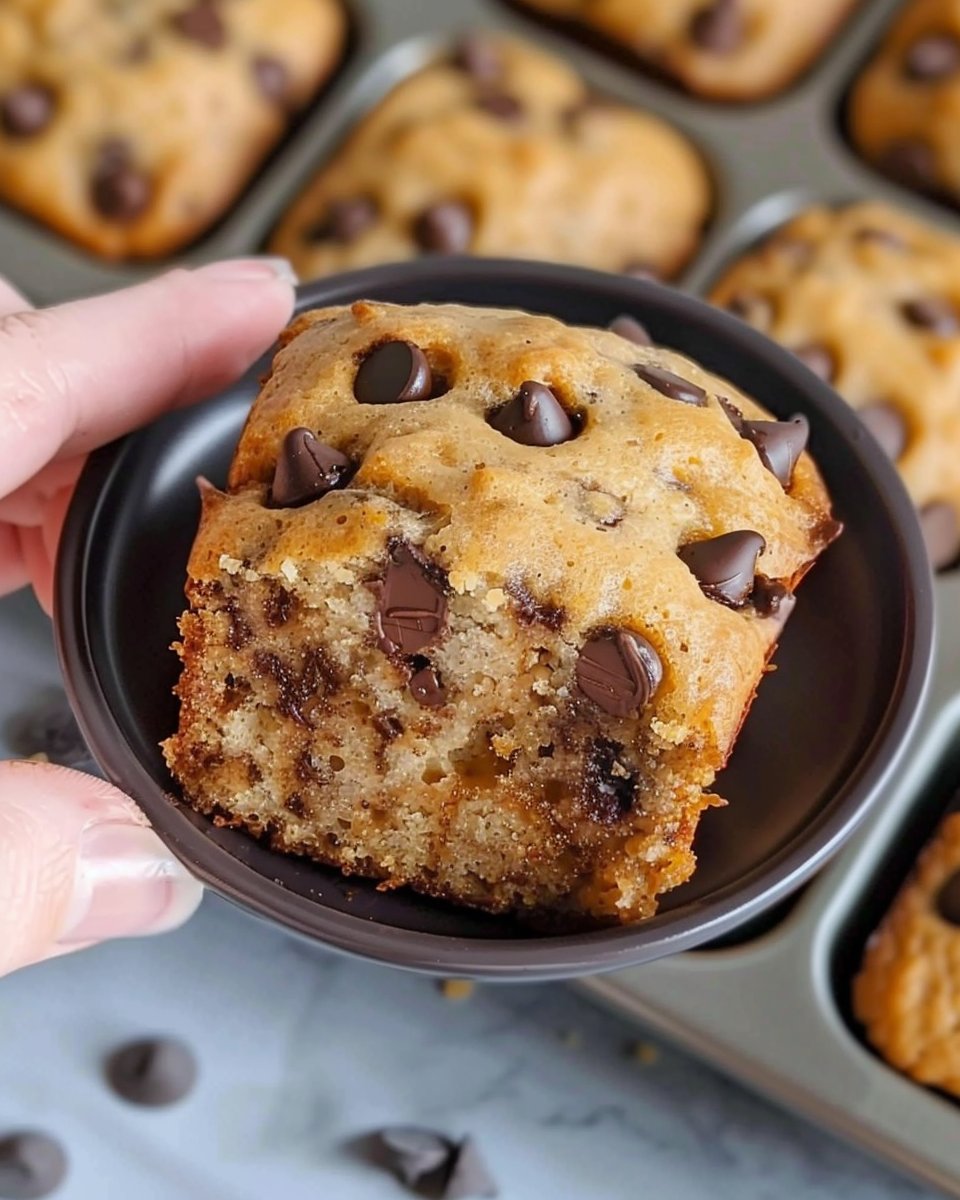 Mini Chocolate Chip Banana Bread
