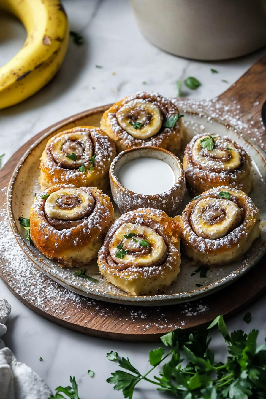 Bananen-Zimt-Rollen