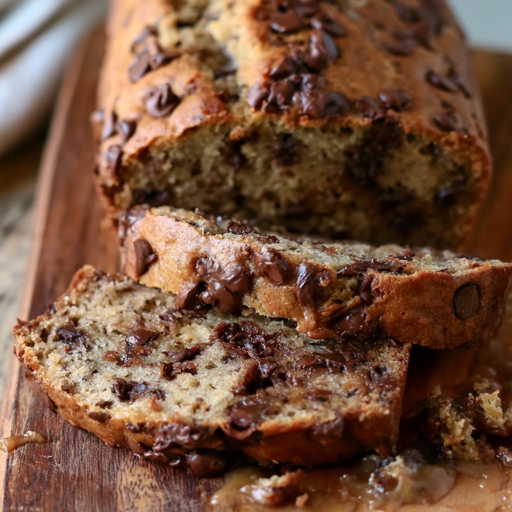 Banana Bread with Chocolate Chips