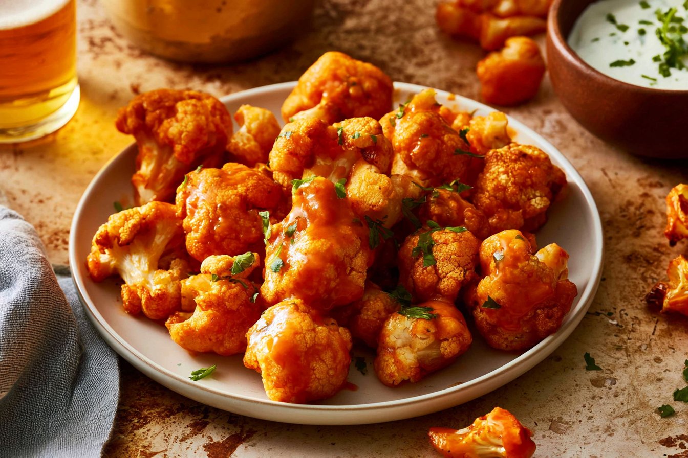 Air Fryer Buffalo Cauliflower