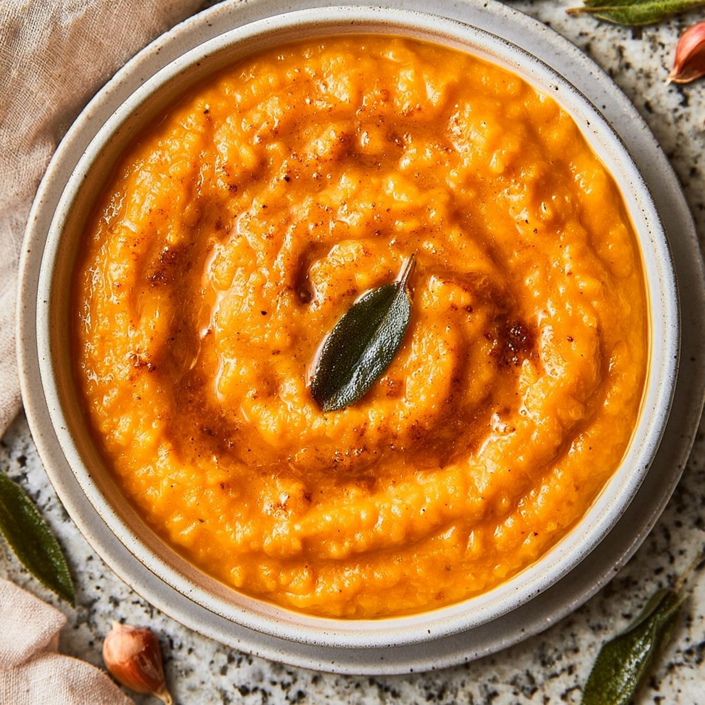 Brown Butter Sage Butternut Squash Purée
