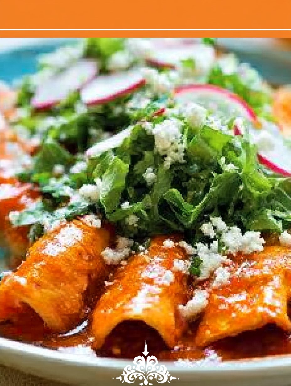 Receta de Enchiladas Rojas