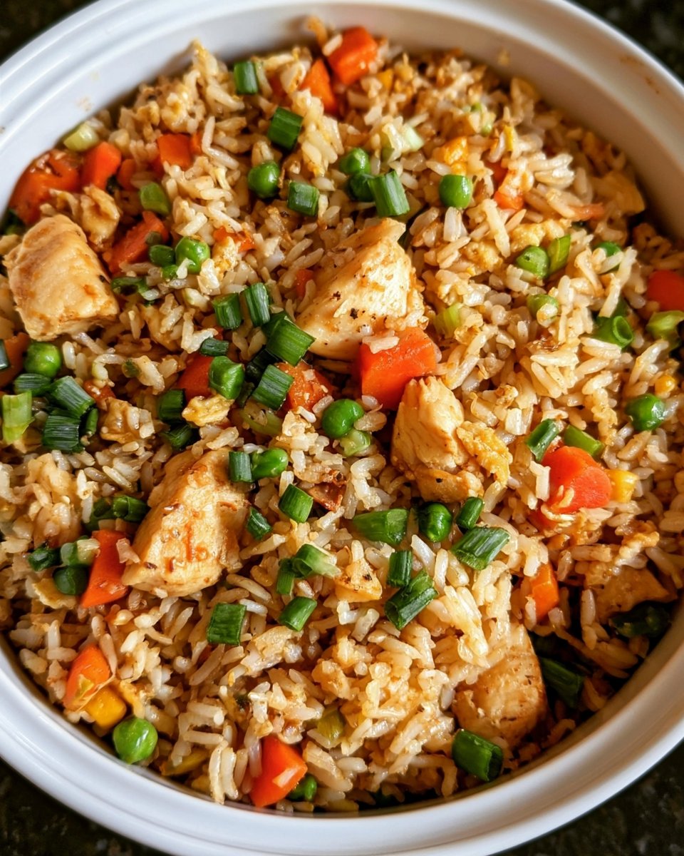 Savory Slow-Cooked Chicken Fried Rice