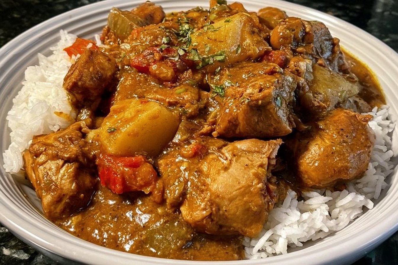 Authentic Jamaican Curry Chicken