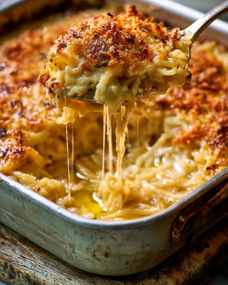 Garlic Pasta Bake