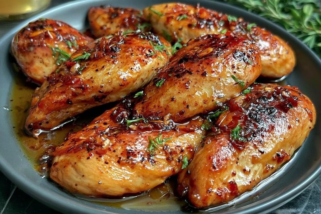 Air Fryer Honey Garlic Chicken Breast Easy 30 Minute