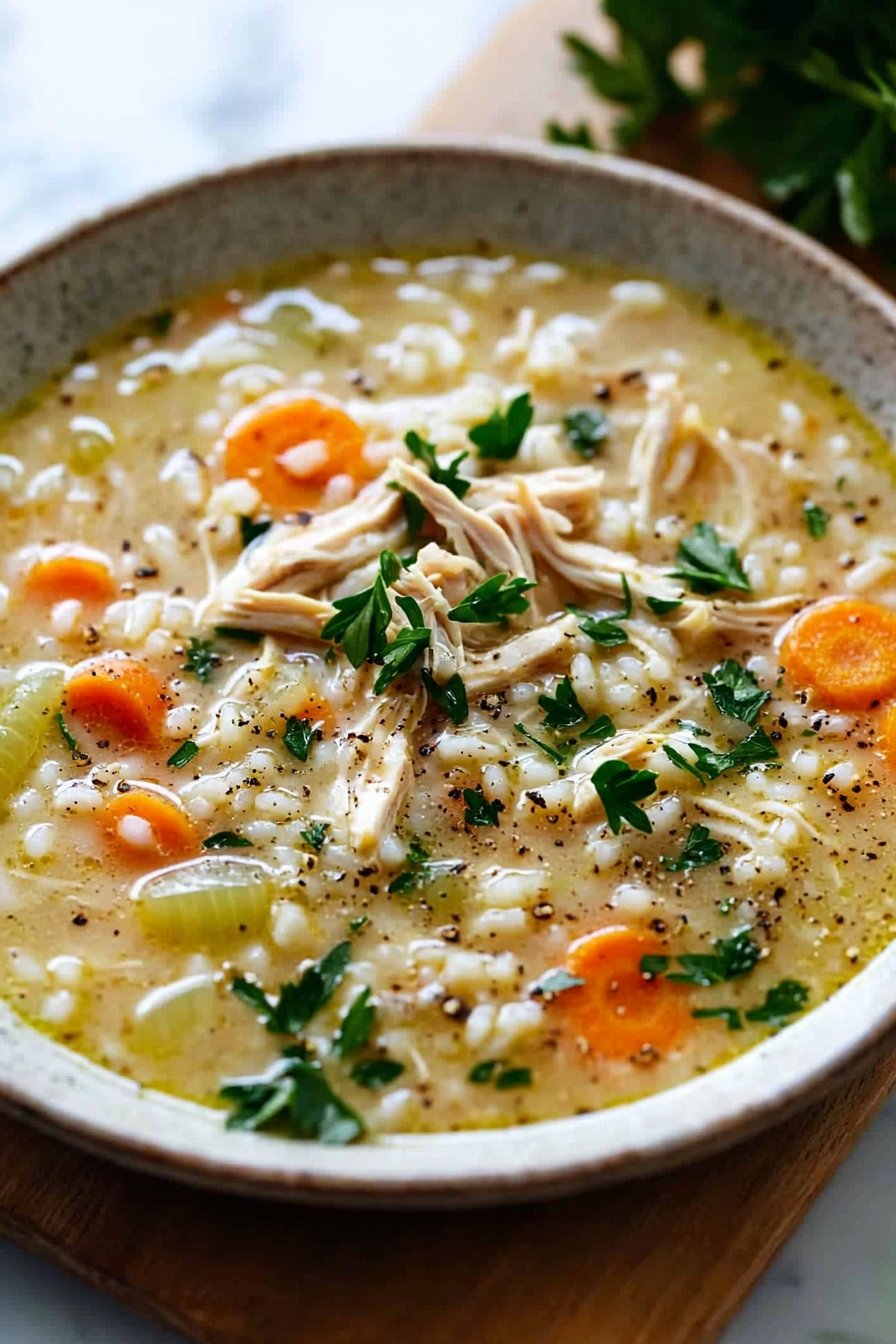 Cozy Chicken and Rice Soup