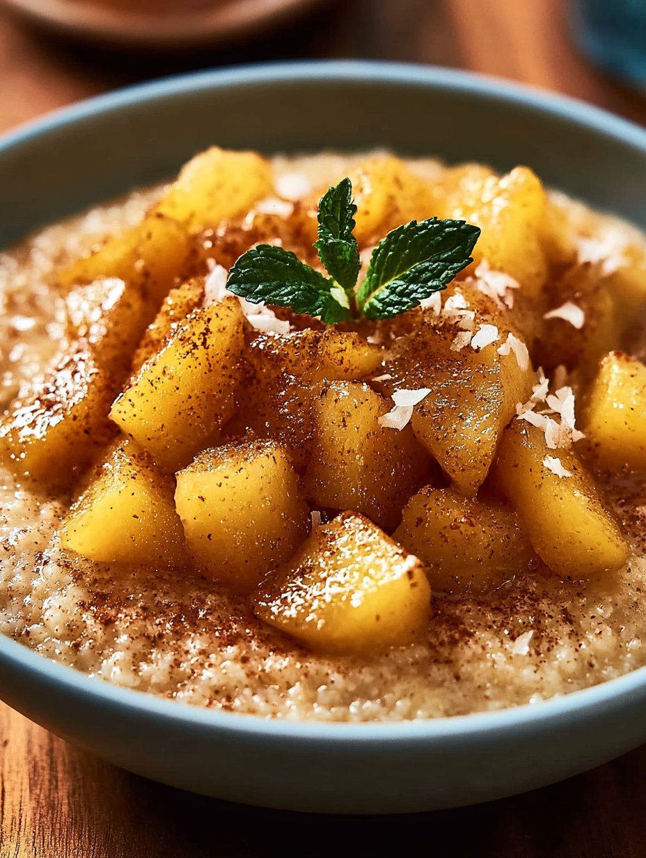 Quinoa de Desayuno con Manzana y Canela