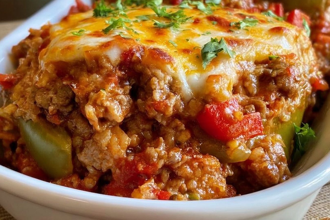 STUFFED PEPPER CASSEROLE