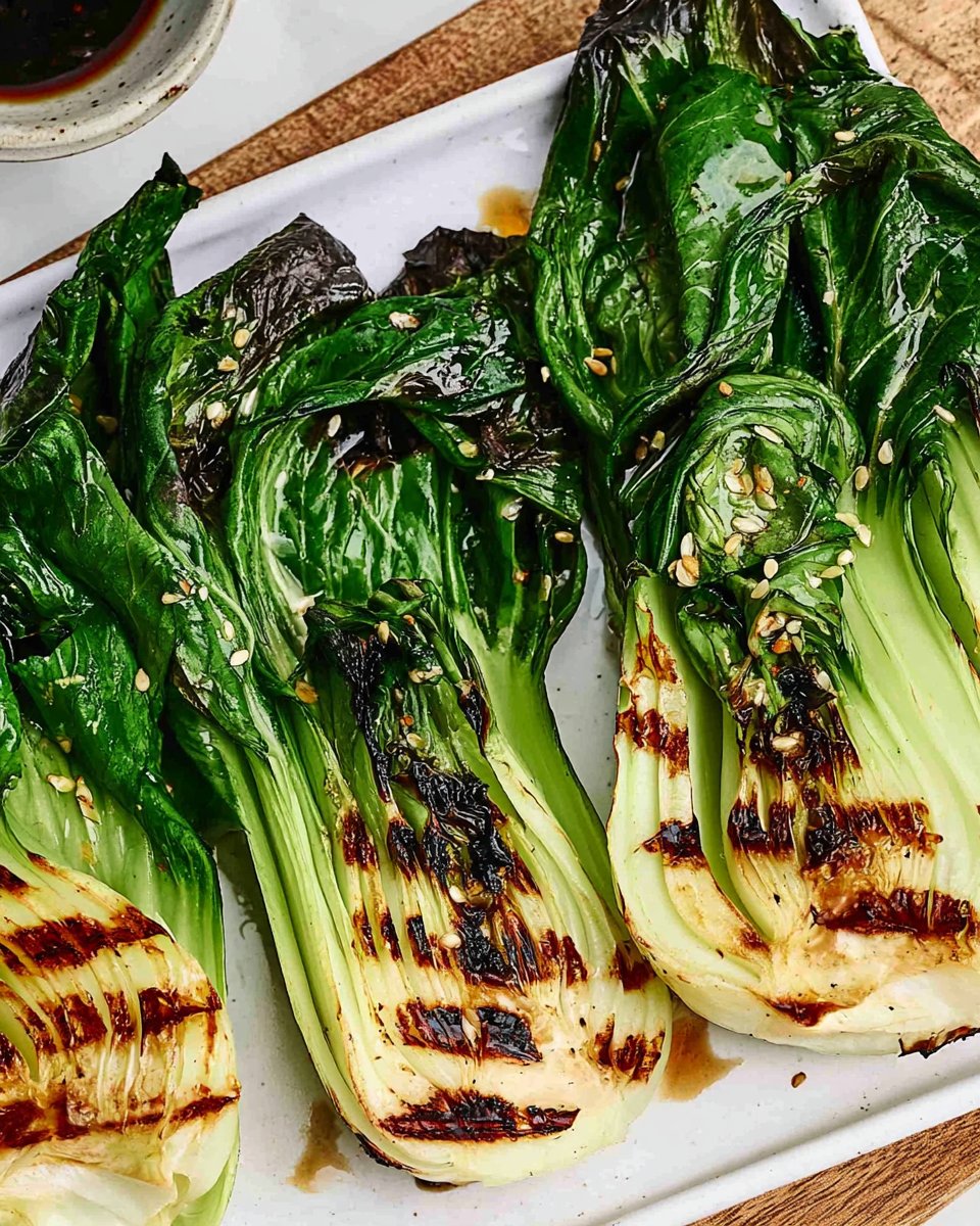 Grilled Bok Choy