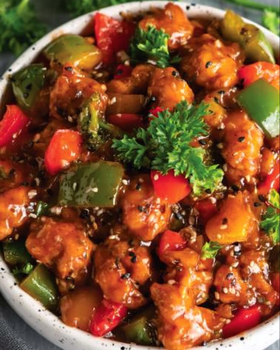 Sweet Bell Pepper Chicken
