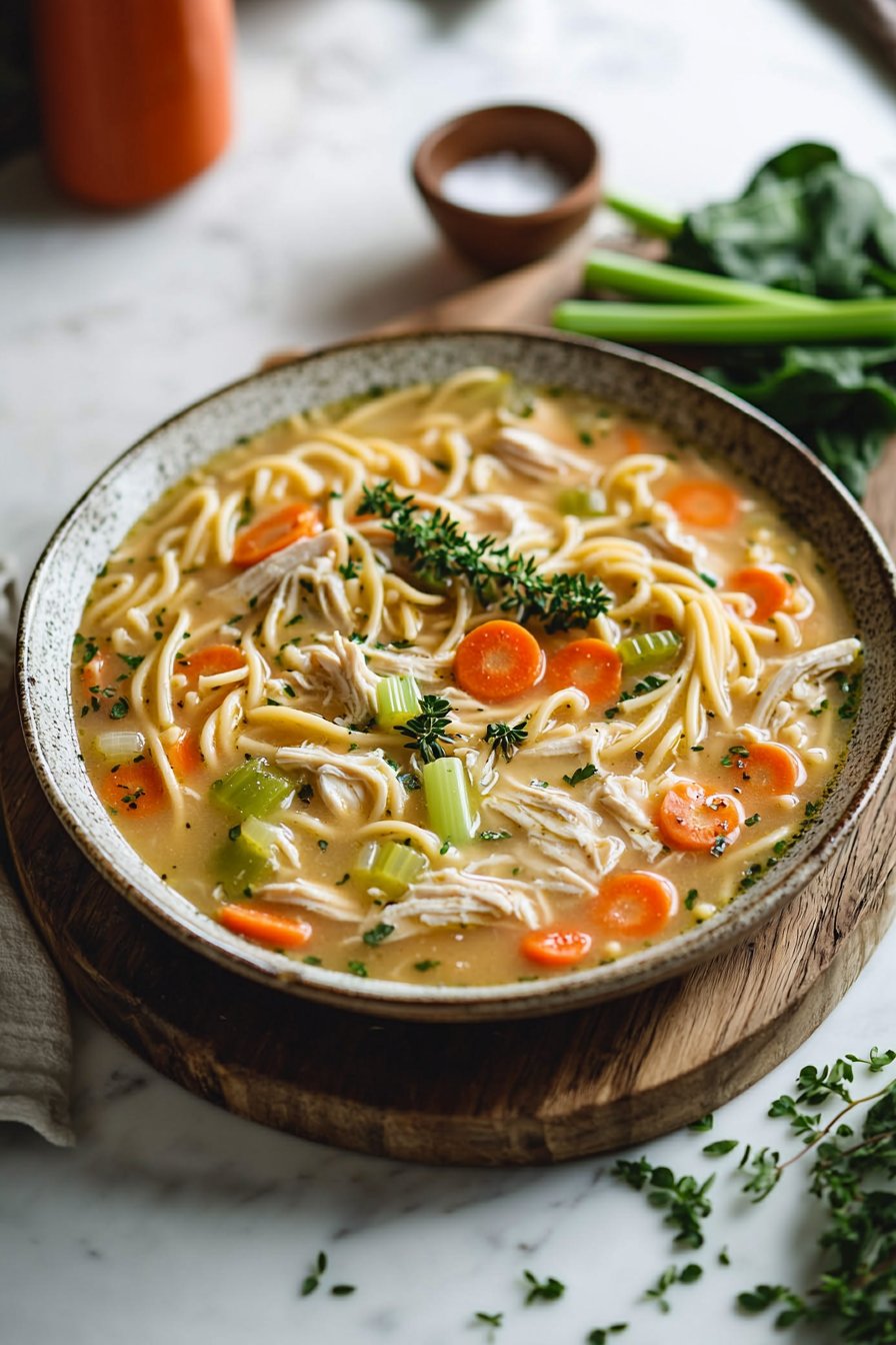 Slow Cooker Chicken Noodle Soup