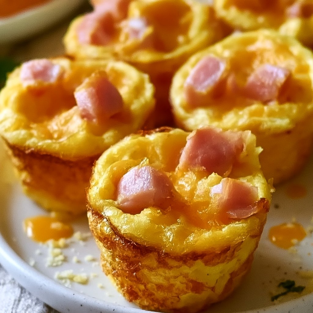 Ham and Cheese Egg Muffins