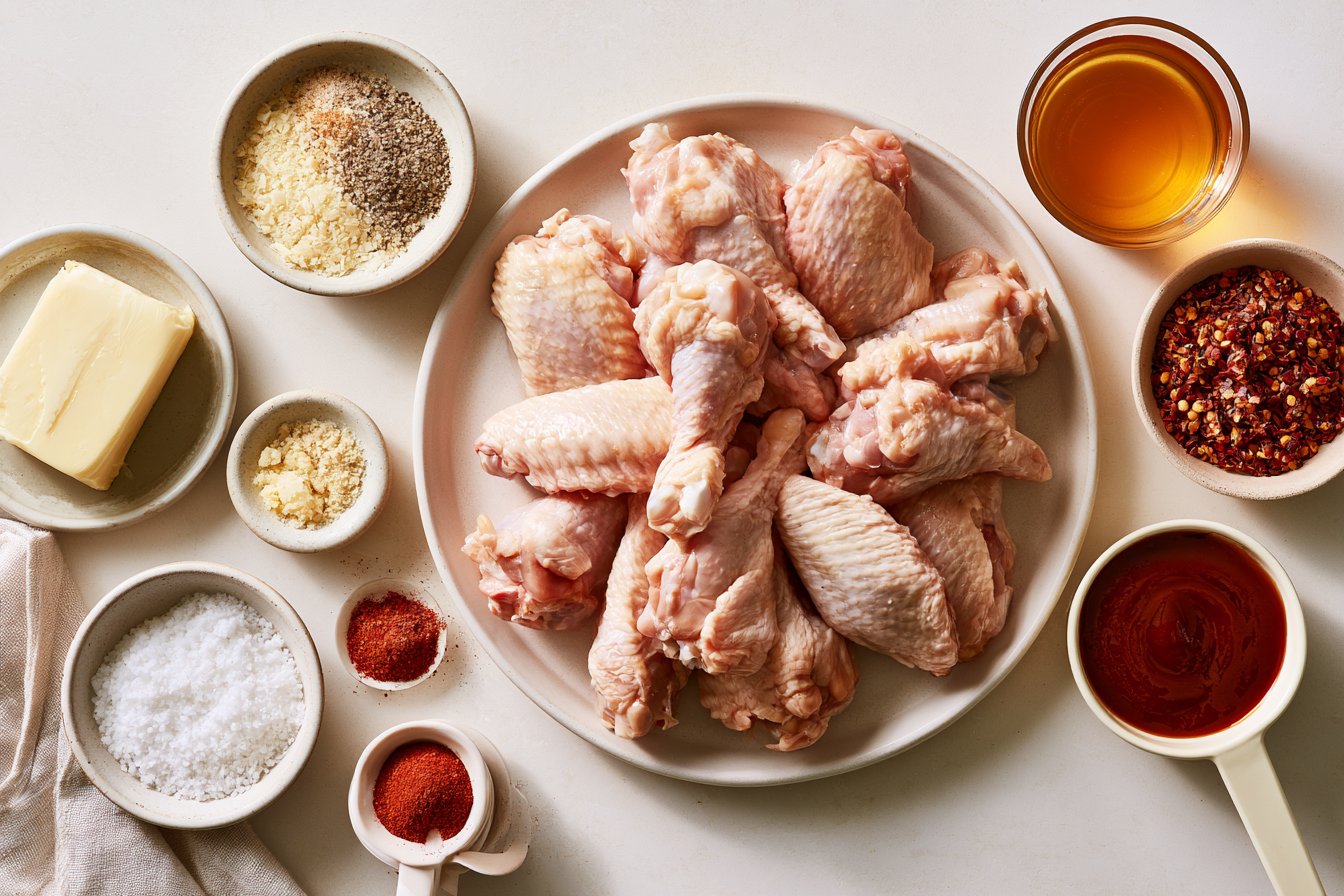 Crispy Hot Honey Chicken Wings