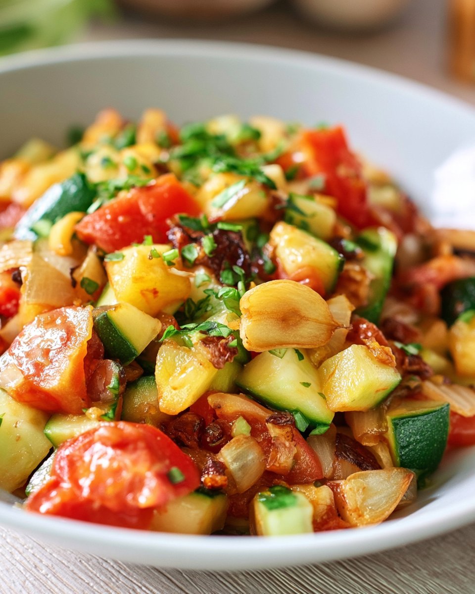 Zucchini-Pfanne