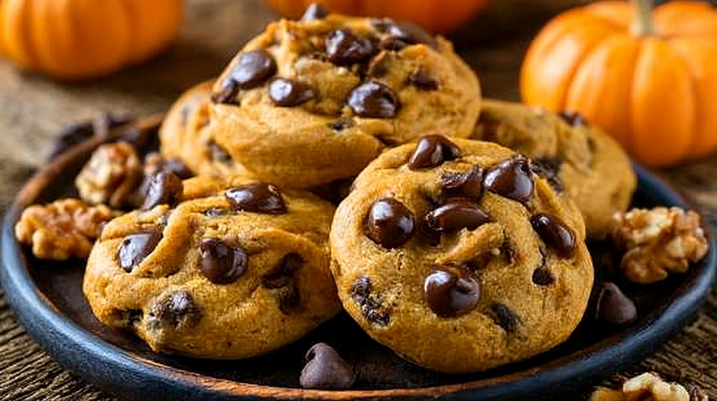 Pumpkin Chocolate Chip Cookies