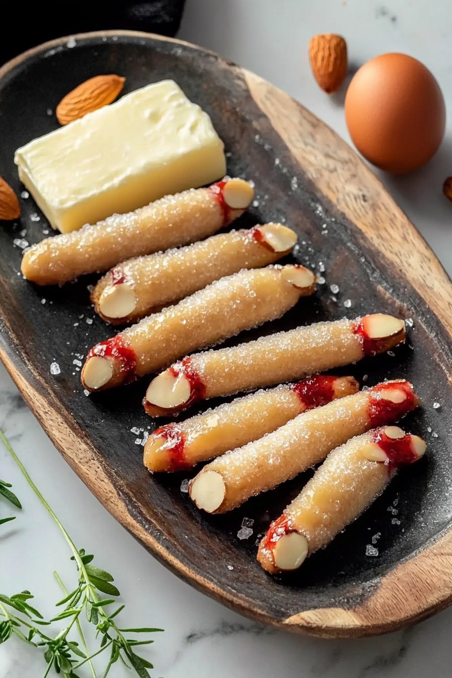 Halloween Witch Finger Cookies