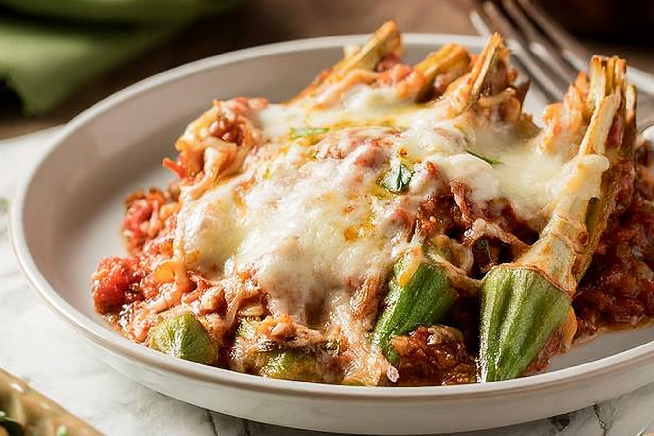 Okra Parmigiana
