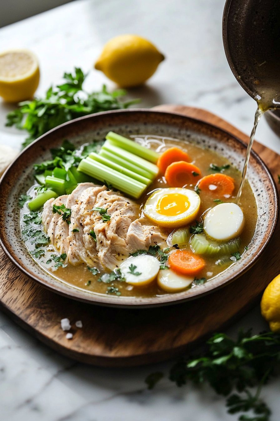 Griechische Zitronen-Hühnersuppe