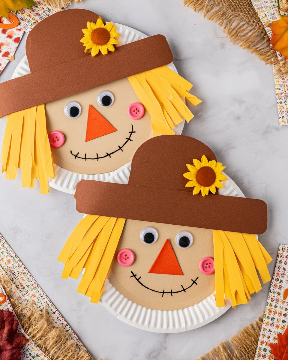 Paper Plate Scarecrow