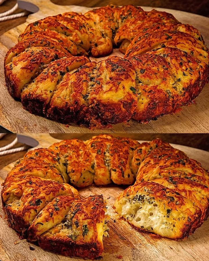 Knoblauch-Käse-Brötchen
