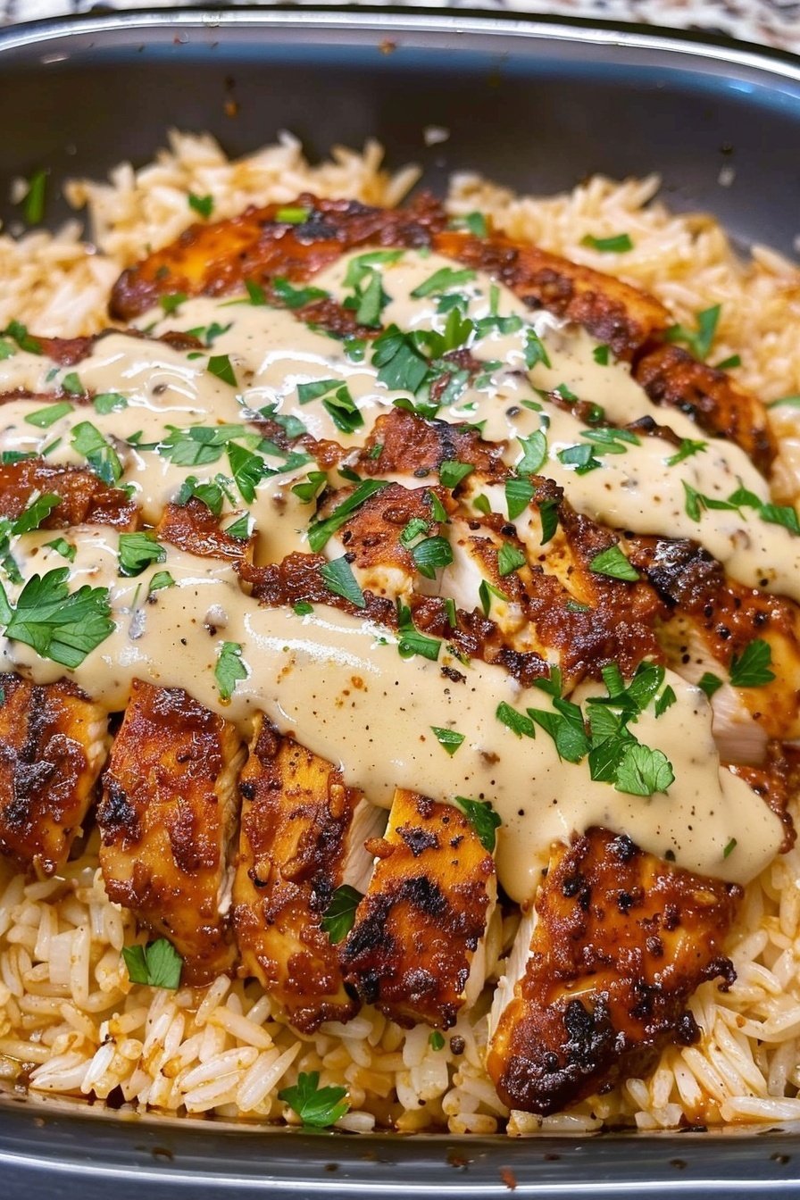 Creamy Cajun Chicken and Rice with High Protein 2 High Protein Creamy Cajun Chicken & Rice
