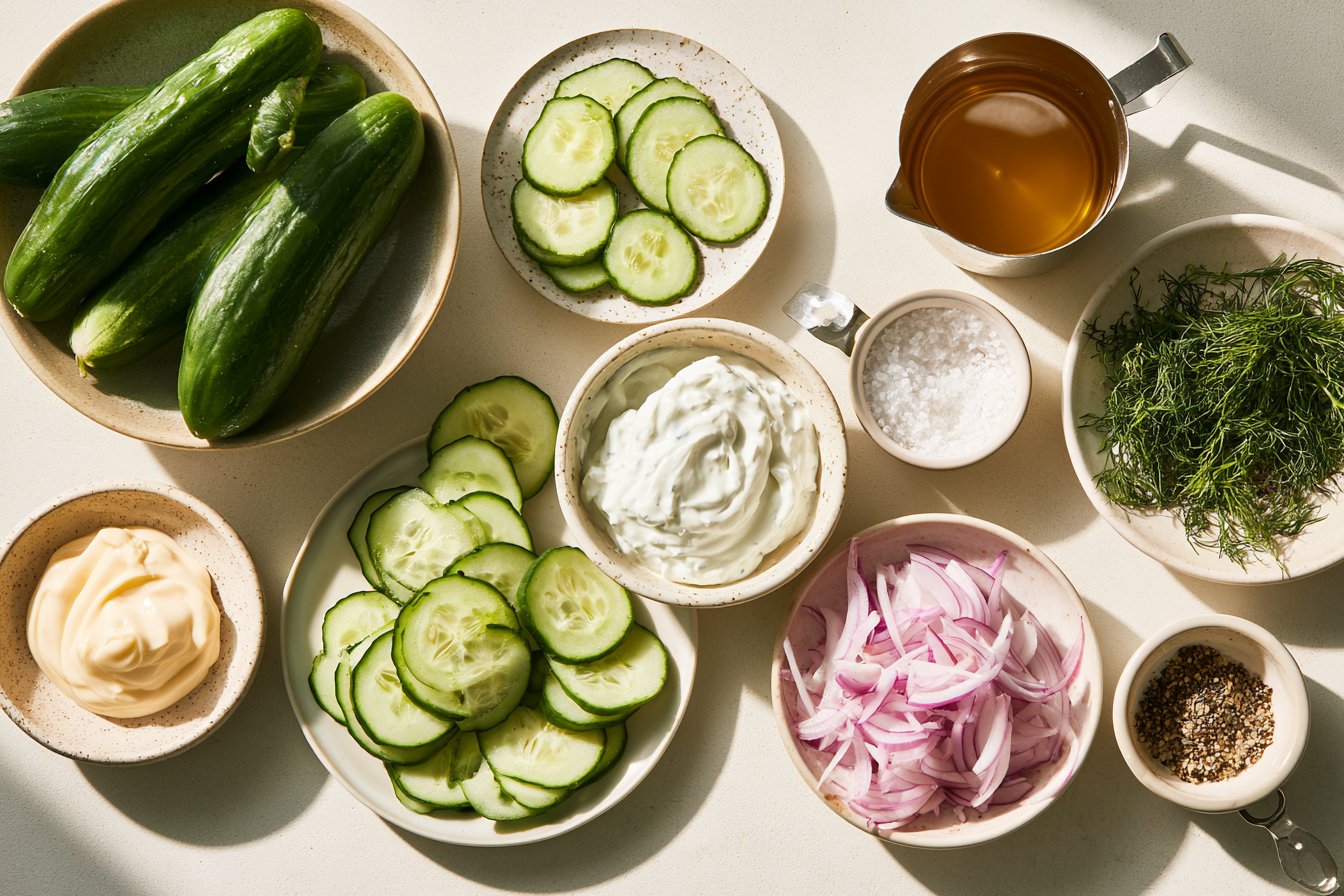 Creamy Cucumber Salad