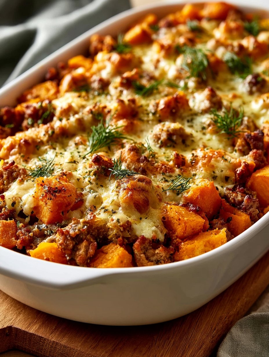 Horneado Fácil de Pavo Molido y Batata – Cena Saludable para la Familia