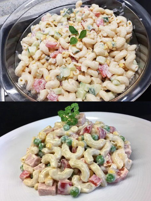 Nudelsalat mit leckere Geheimsoße – Geschmackvoll