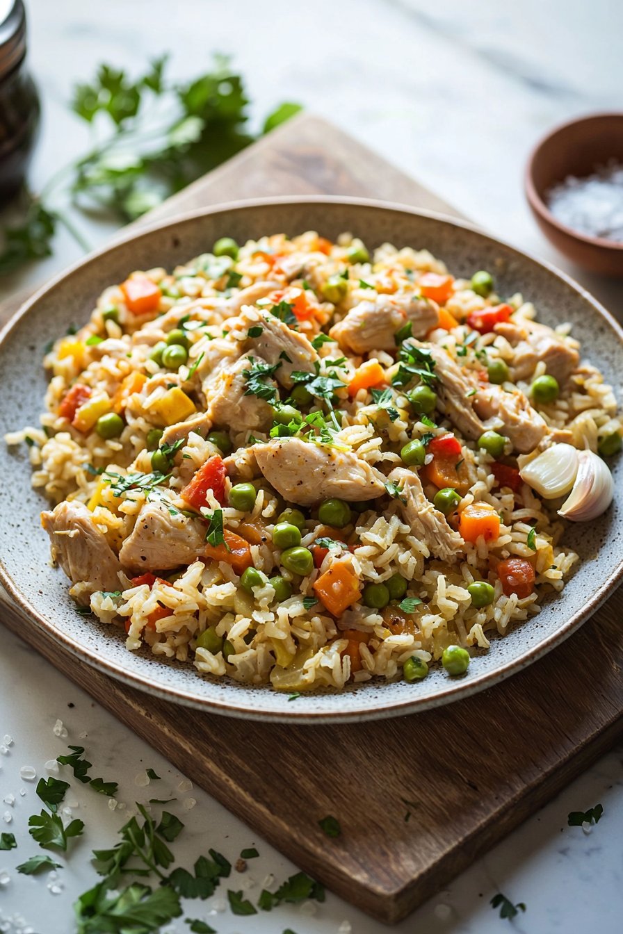 Easy One Pot Chicken and Rice