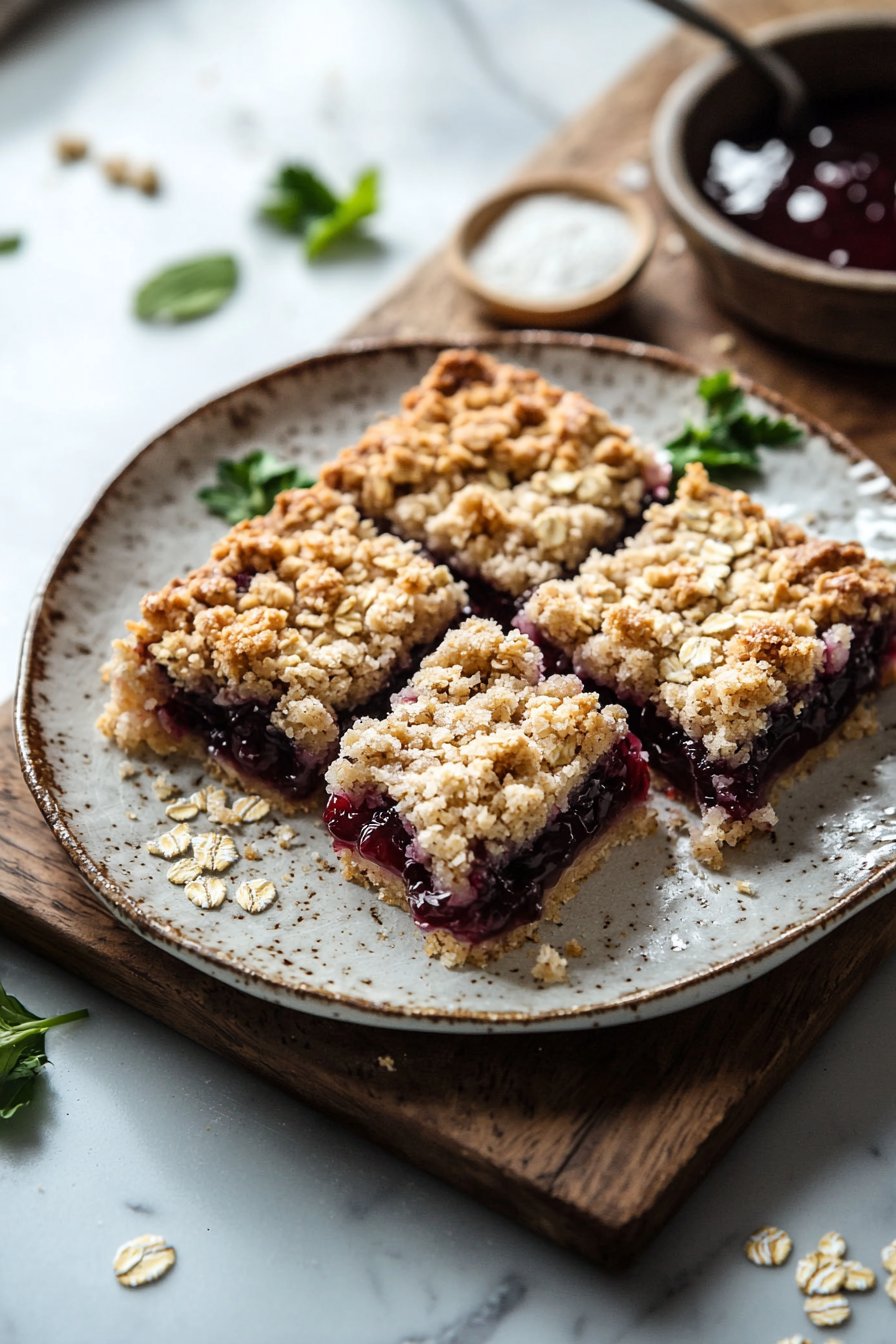 Easy Cherry Crumb Bars