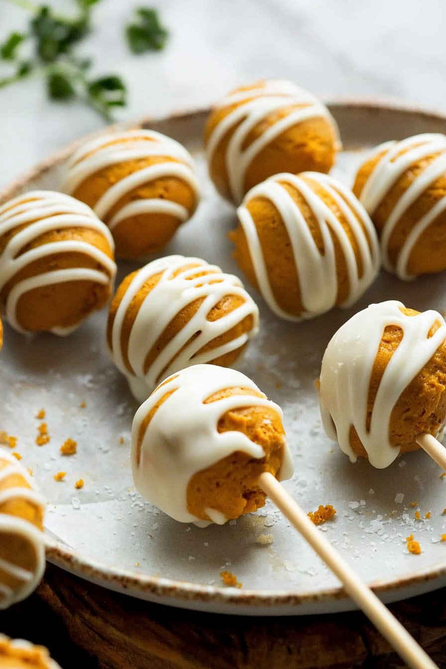 Pumpkin Cake Pops
