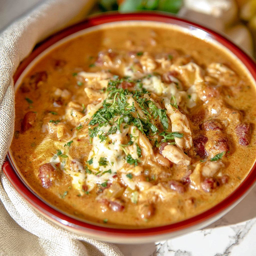 Cajun White Chicken Chili