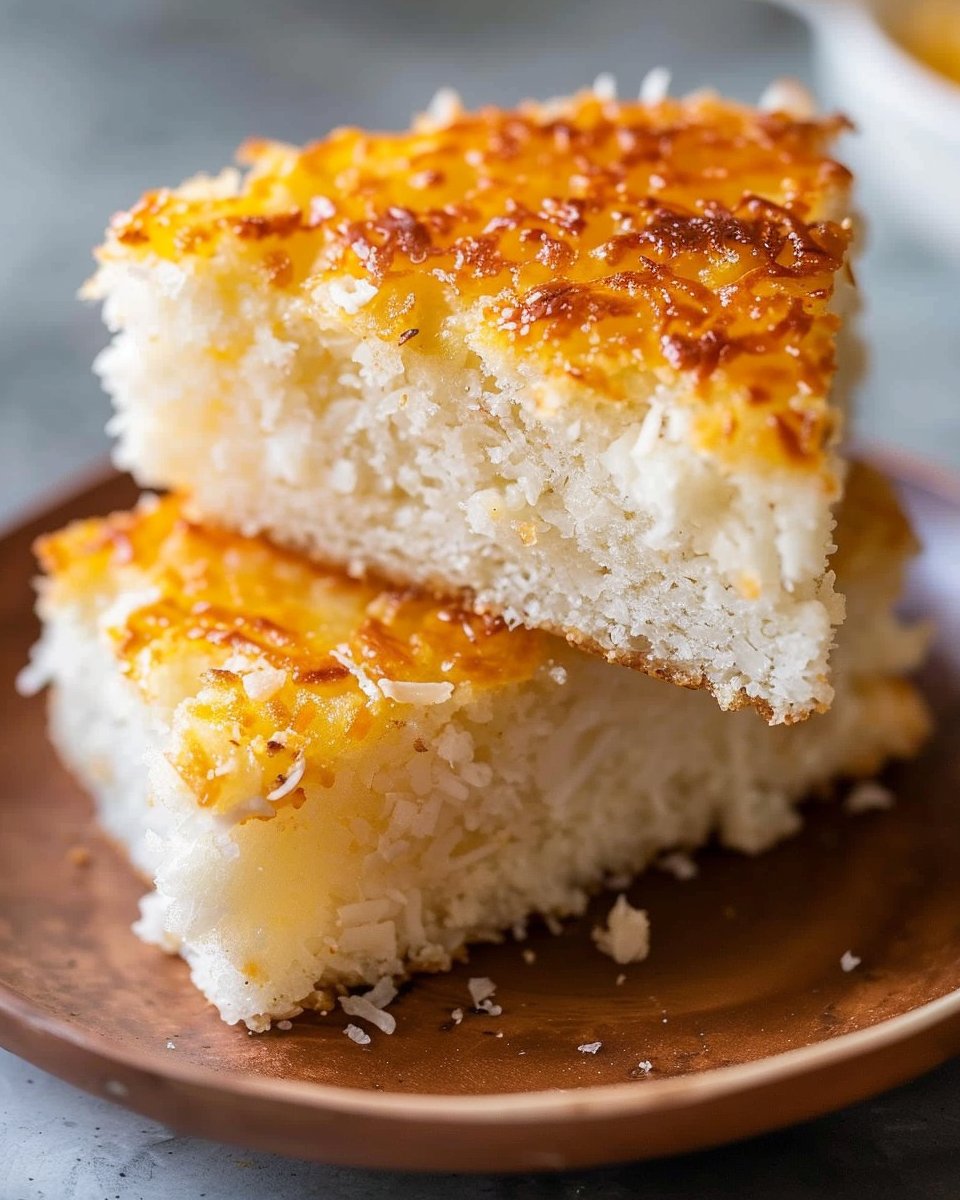 Indonesian Sticky Coconut Cake (Wingko Babat)