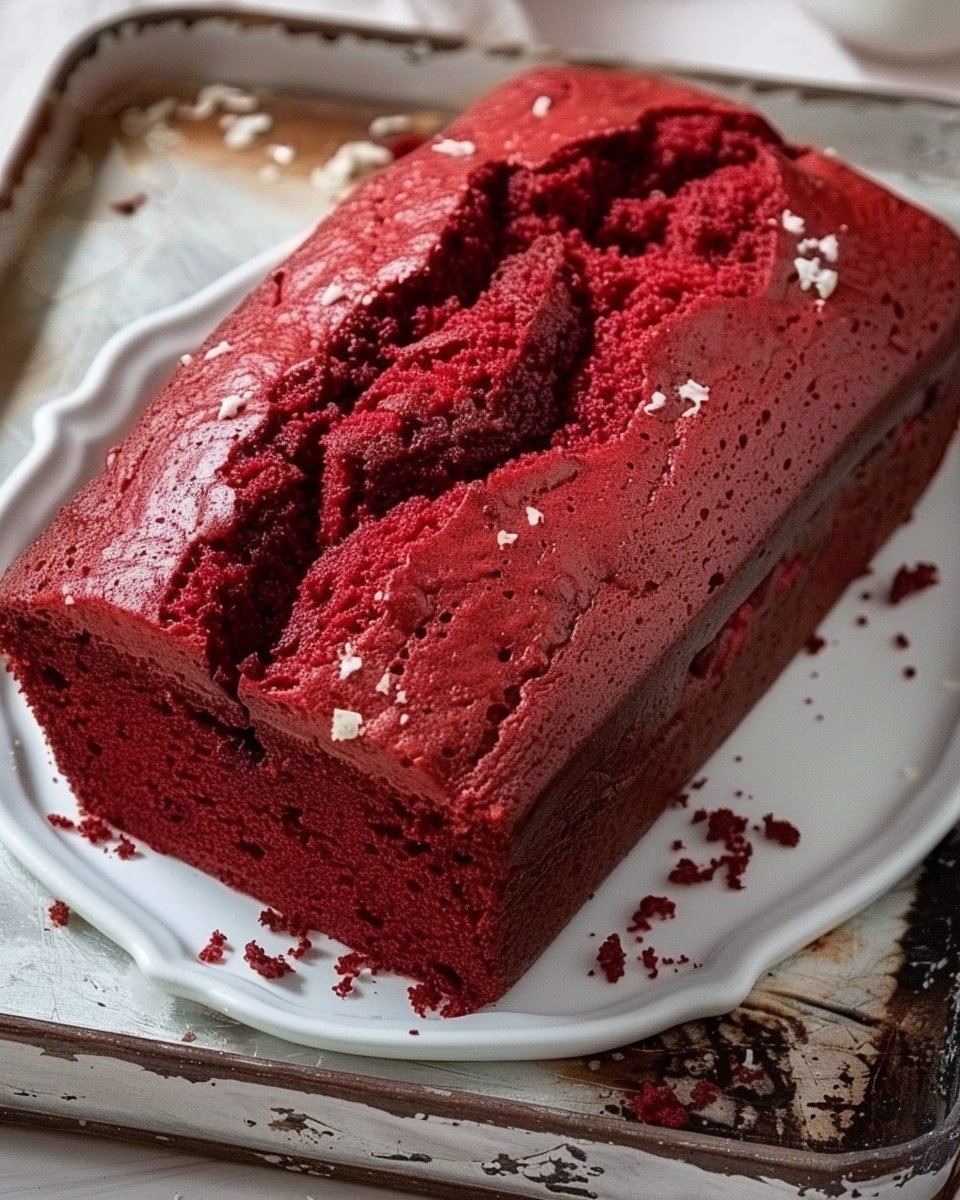Red Velvet Loaf Cake