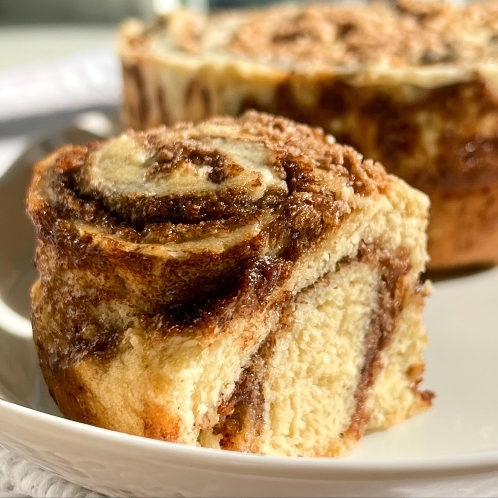 High-Protein Cinnamon Swirl Cake