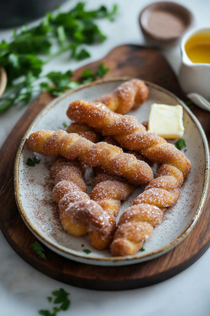 Cinnamon Donut Twists