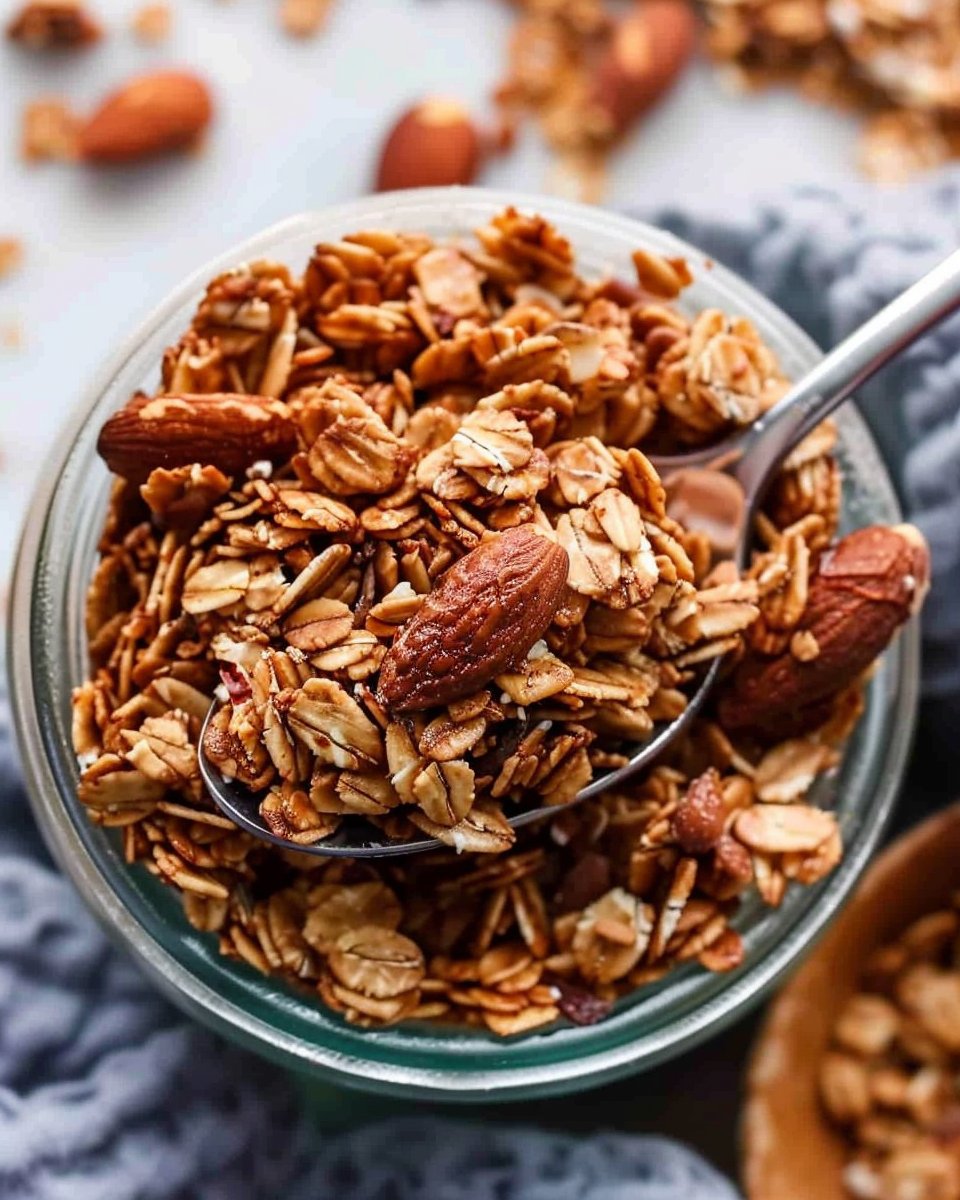 Fresh Apple Pie Granola (Vegan and Gluten Free)