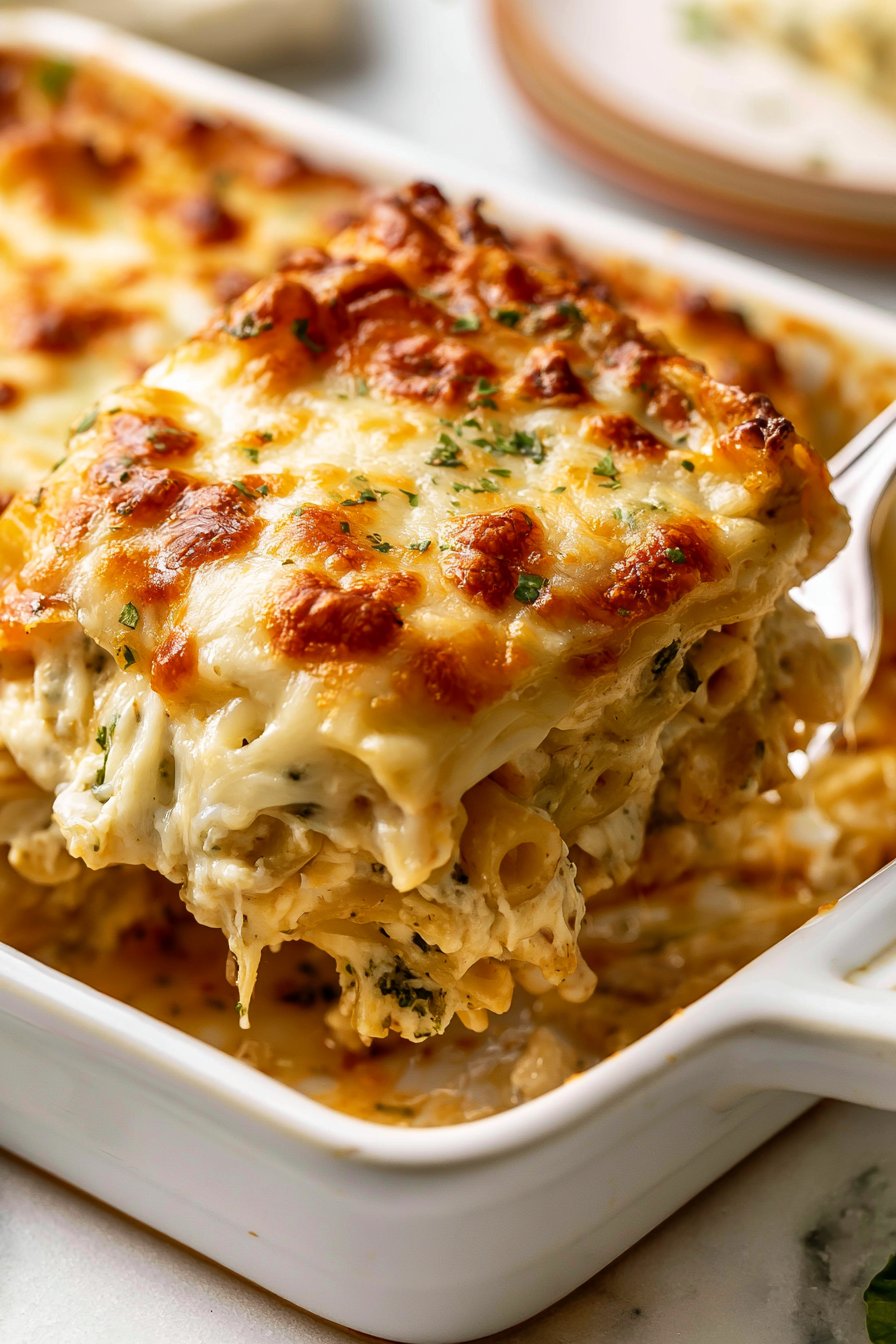 White Chicken Lasagna recipe