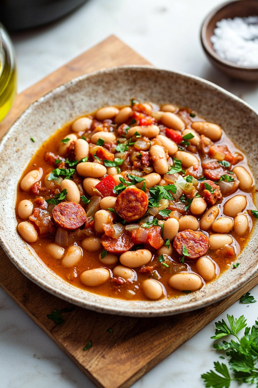 Smoky Butter Bean & Chorizo Stew