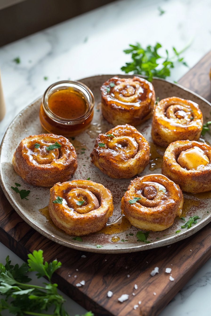 Delicious Cinnamon Roll French Toast Bites