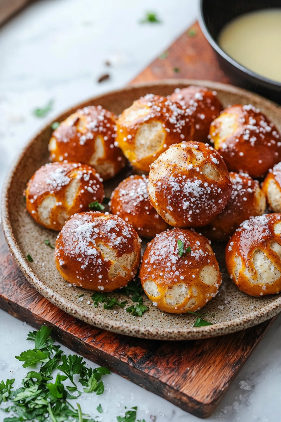 Cinnamon Pretzel Bites