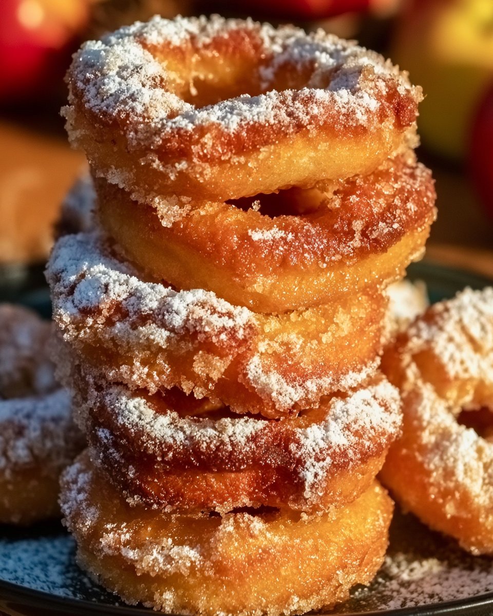 Baked Apple Rings from the Air Fryer