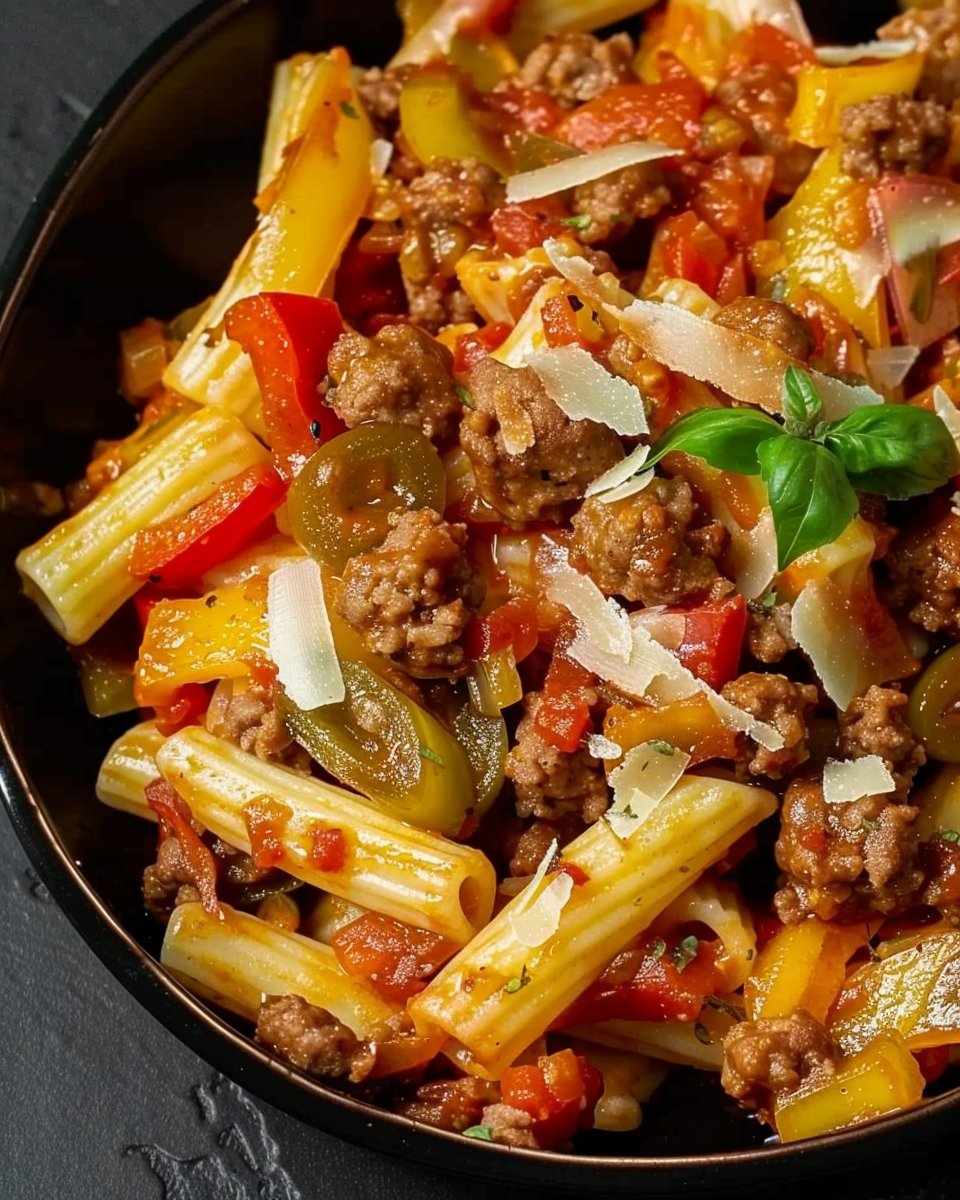 Sausage and Peppers Pasta