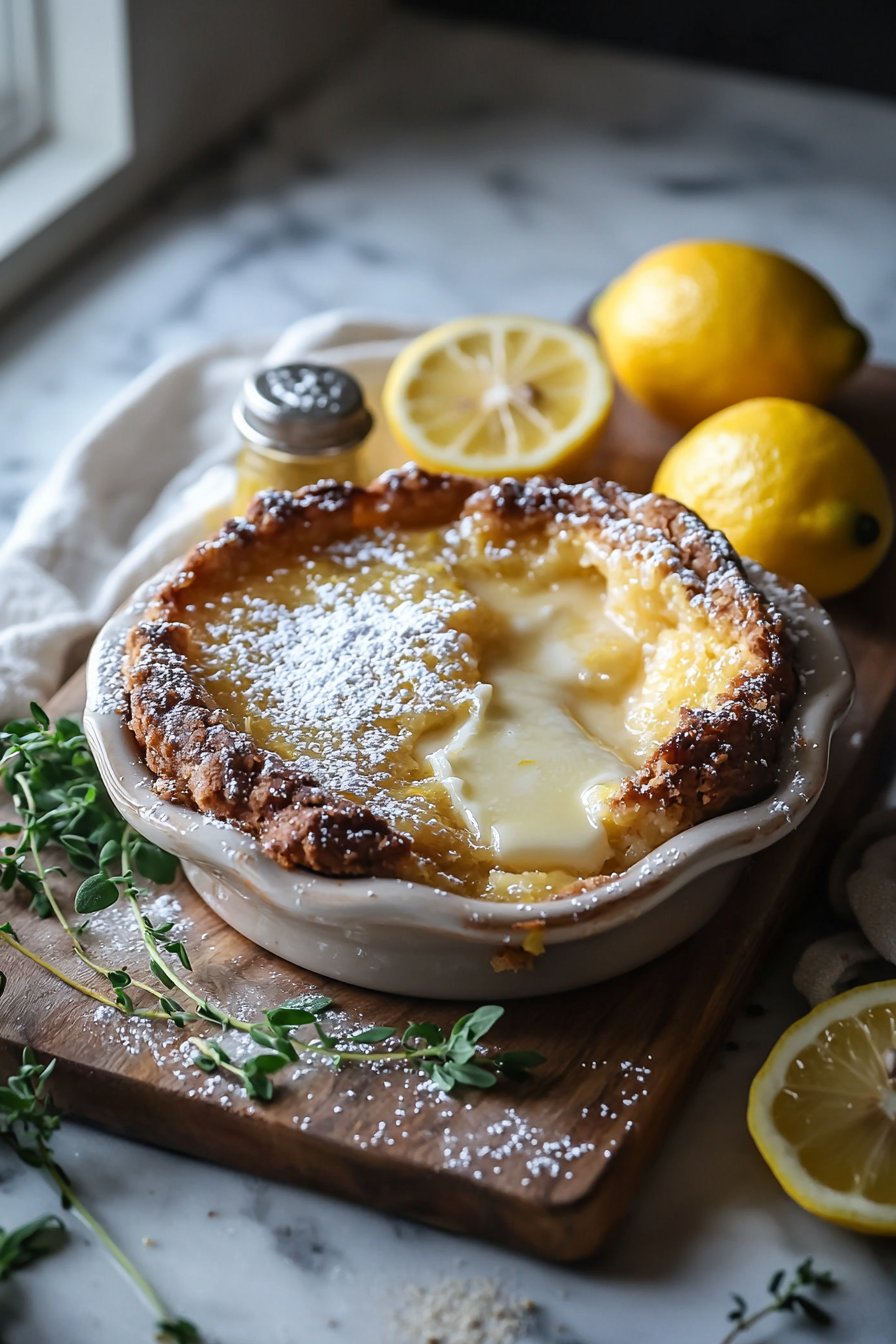 Magic Lemon Cobbler
