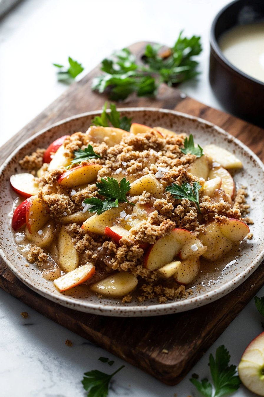 Low Carb Keto Apple Crisp