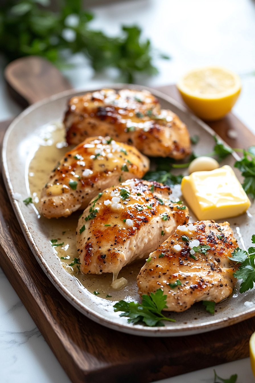 Blackstone Garlic Butter Chicken