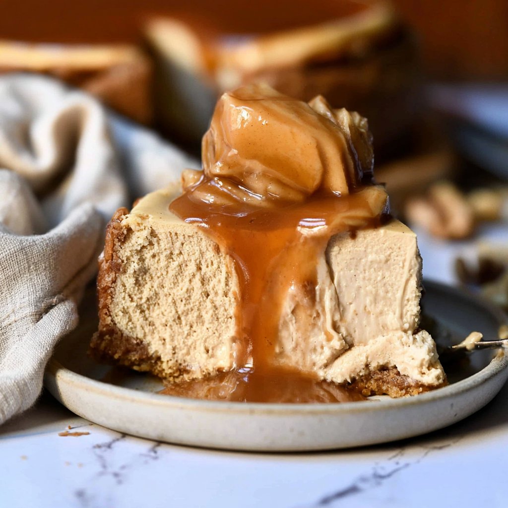 Apple Cider Cheesecake