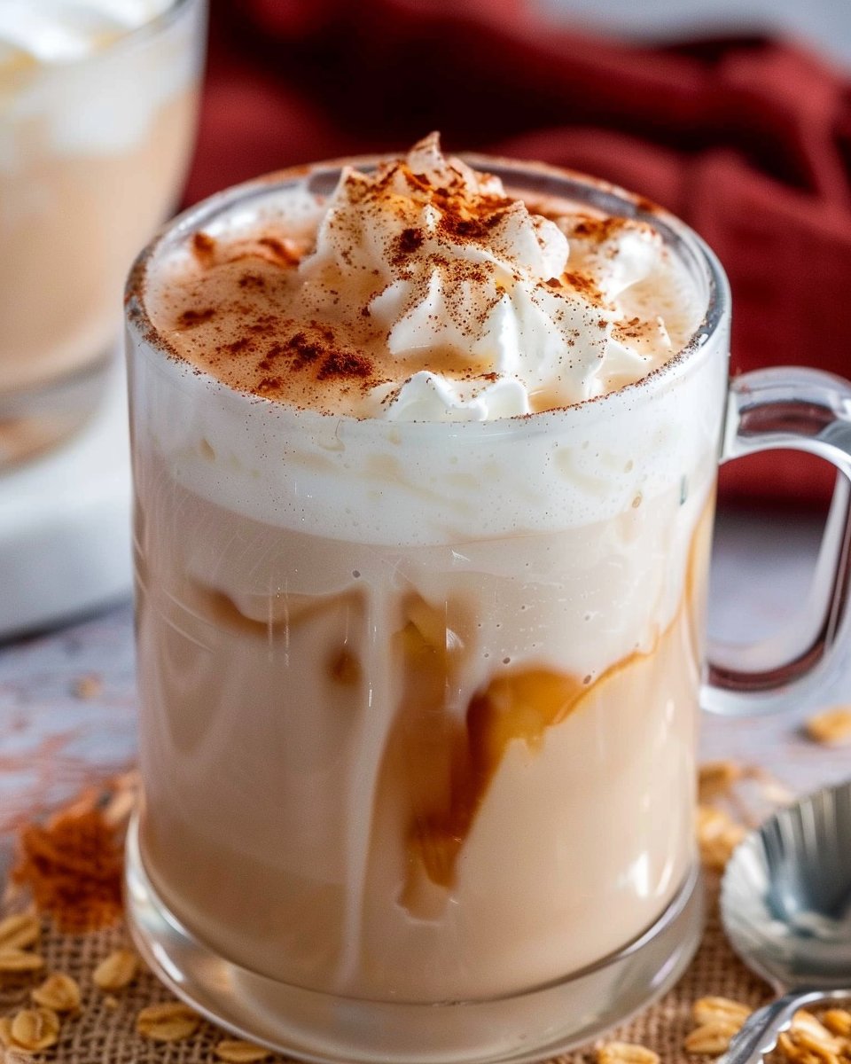 Iced Apple Crisp Cream Chai Latte